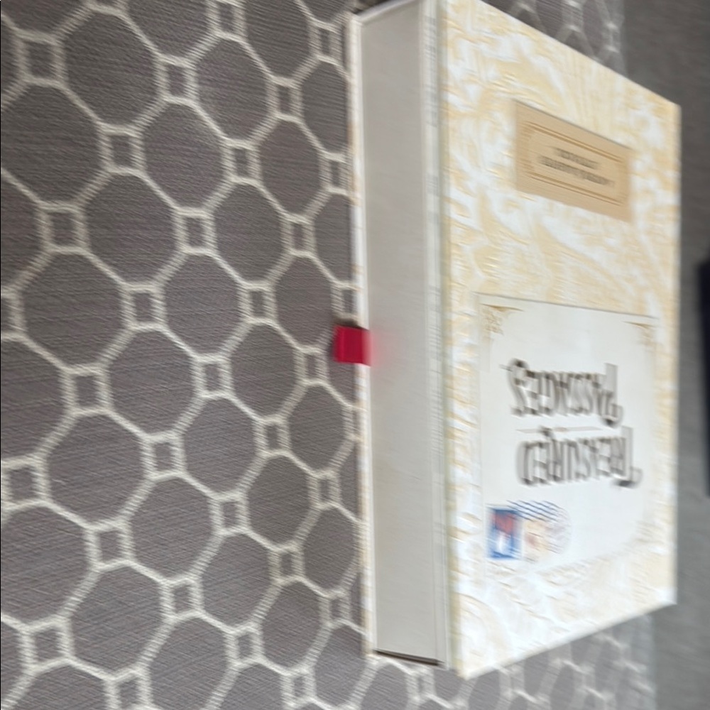 *Host Pick* Uncommon Goods Gold and Cream Letter Book for Mother and Daughter - Picture 10 of 10